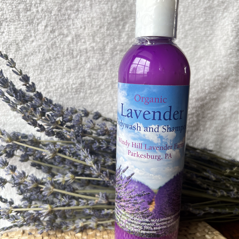 Organic Lavender Body Wash & Shampoo